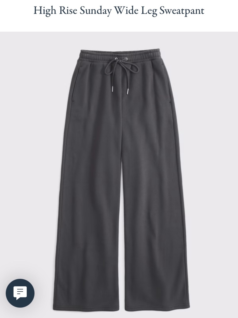 Abercrombie & Fitch Sunday high rise Wide Leg Sweatpants (Set of 2) Large - Picture 2 of 16
